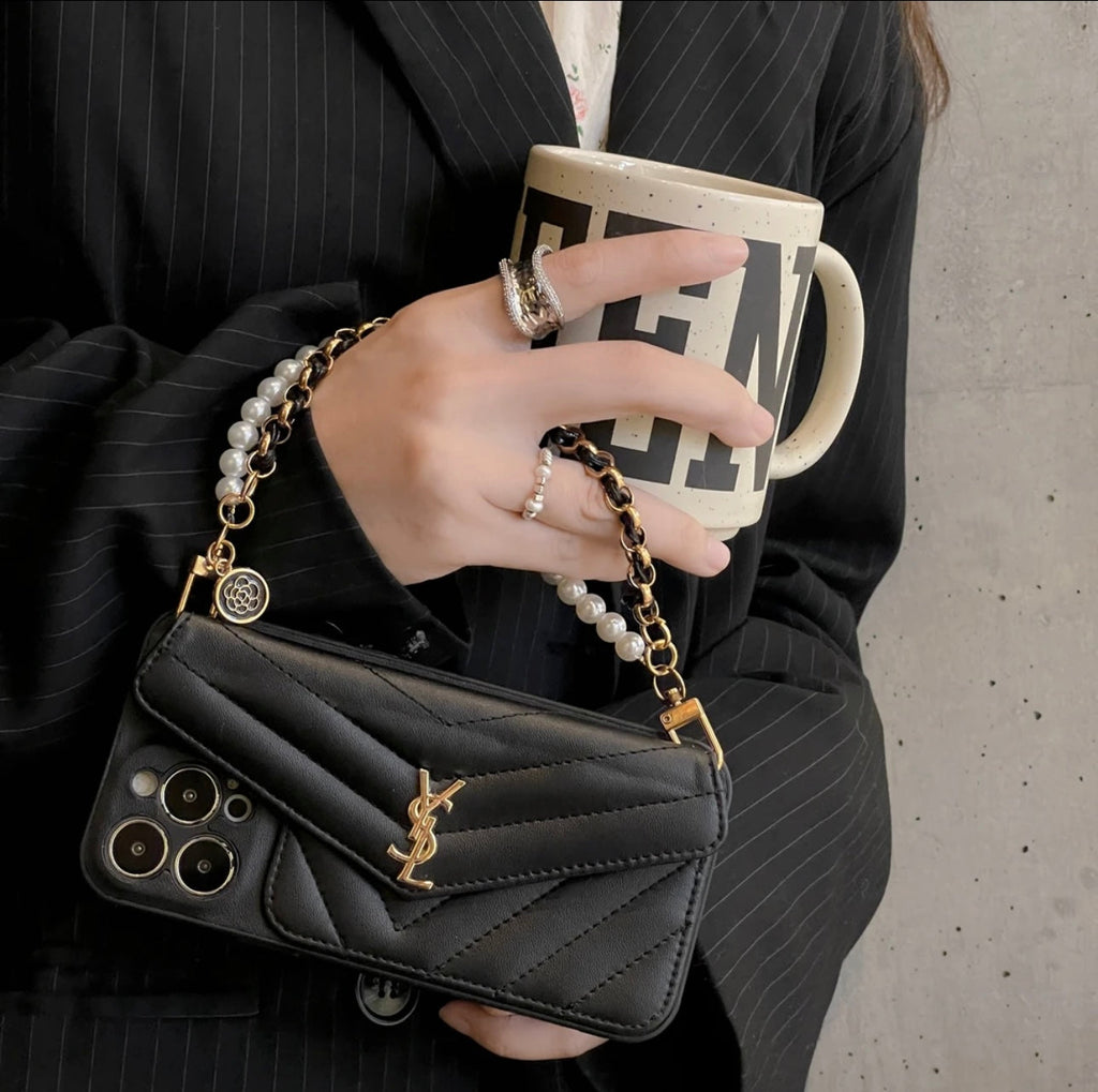 YSL Luxurious iPhone Case With chain