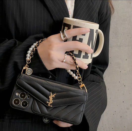 YSL Luxurious iPhone Case With chain