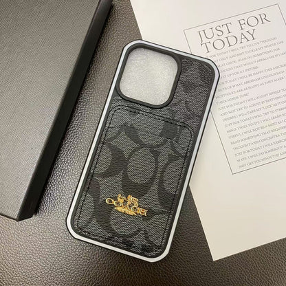 Chic iPhone Case with Built-in Card Holde