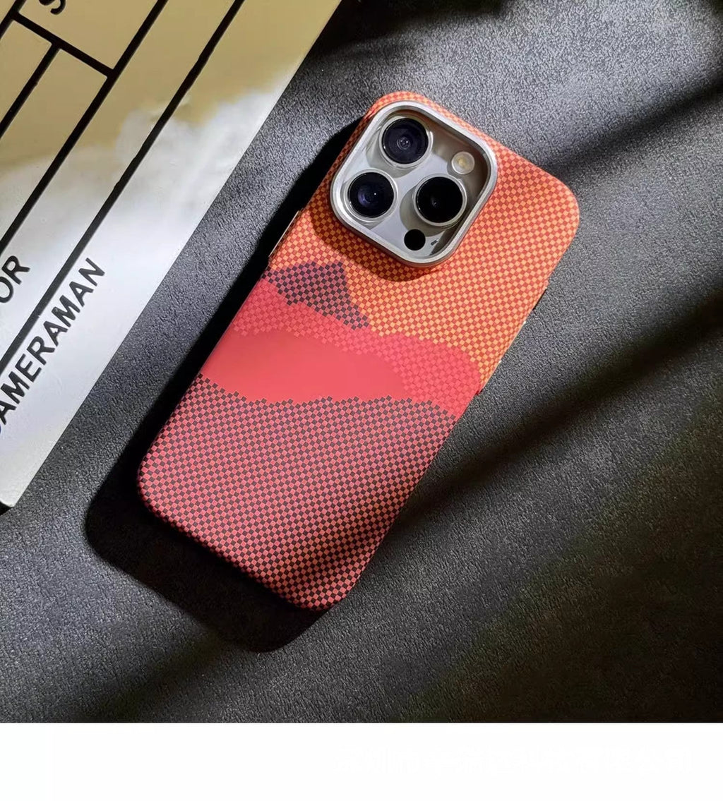 Kevlar pattern Magnetic Cover