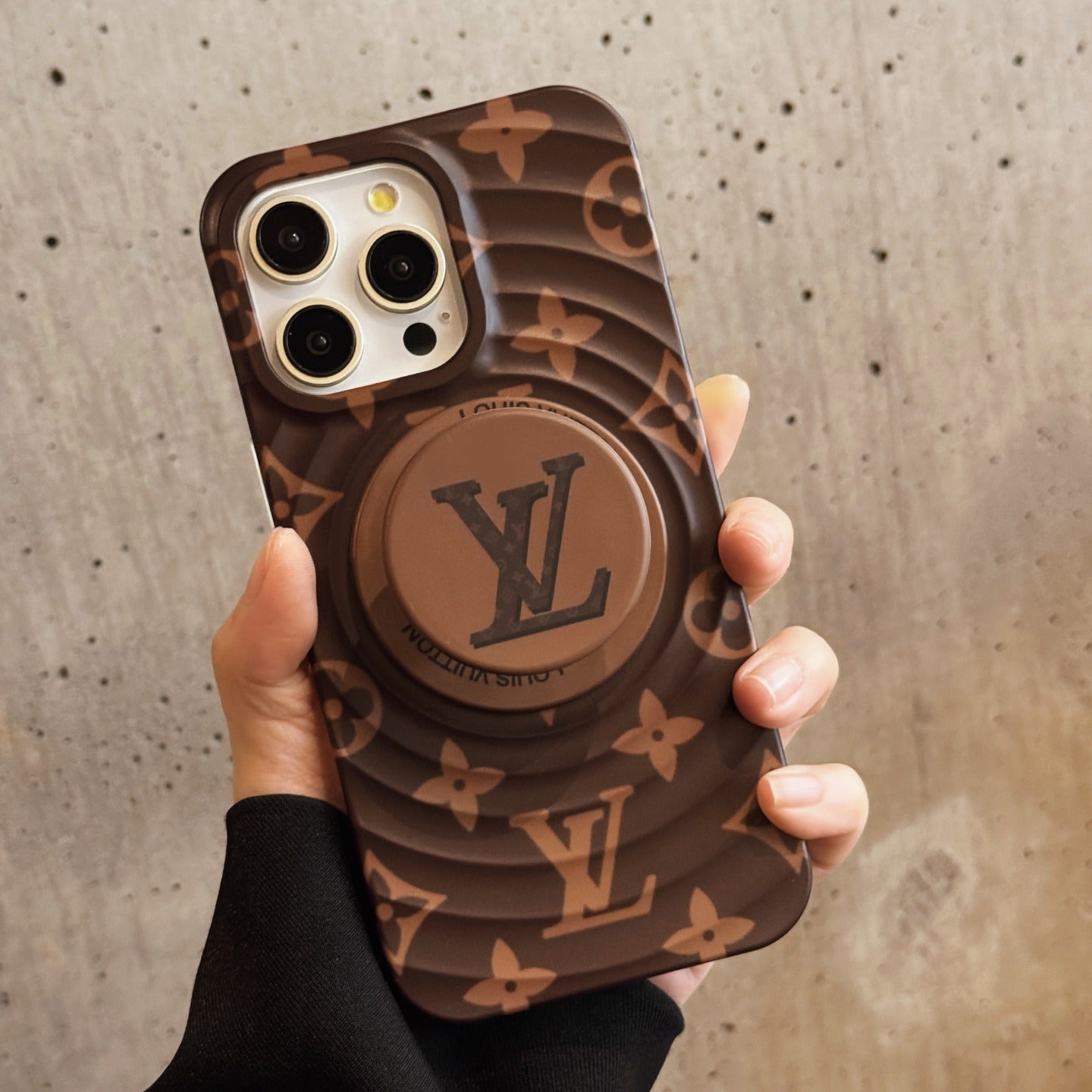 LV Ring Stand Case: Sleek Style for Your iPhone