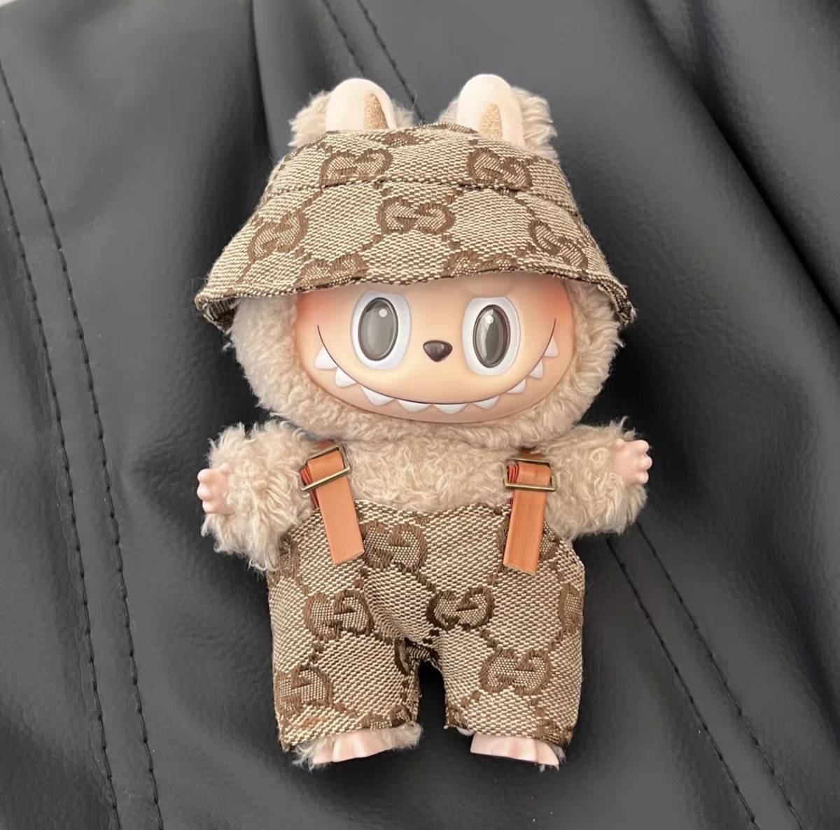 Labubu Doll's Clothing Toy Clothes-GG brown suit