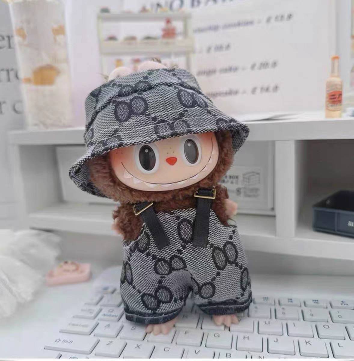 Labubu Doll's Clothing Toy Clothes-GG black suit