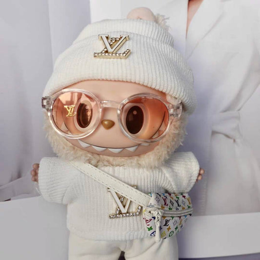 Labubu Doll's Clothing Toy Clothes-LV（White）