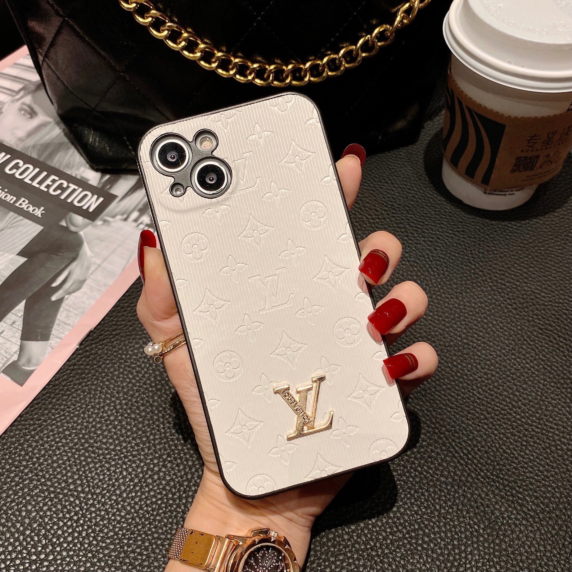 NEW LV Shine x Mono iPhone Case