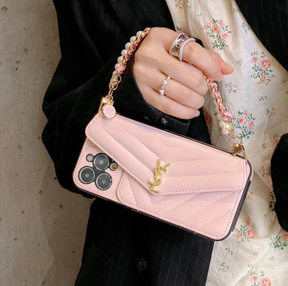 YSL Luxurious iPhone Case With chain