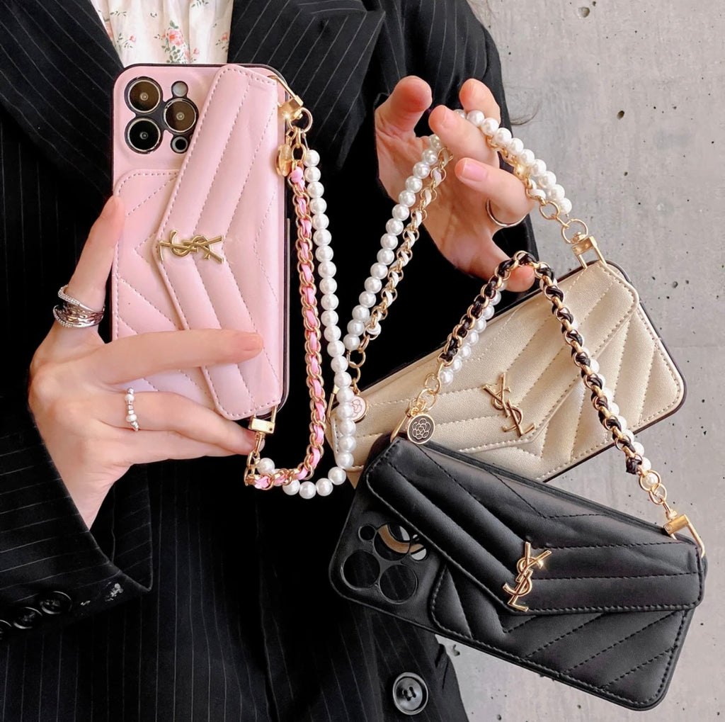 YSL Luxurious iPhone Case With chain