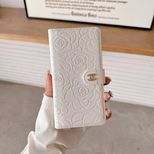 Chanel Genuine Leather Wallet Leather Crossbody Bag Apple iPhone Case