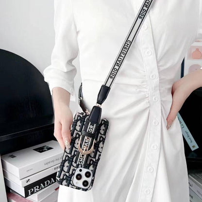 Lady Phone Case With Lanyard For iPhone