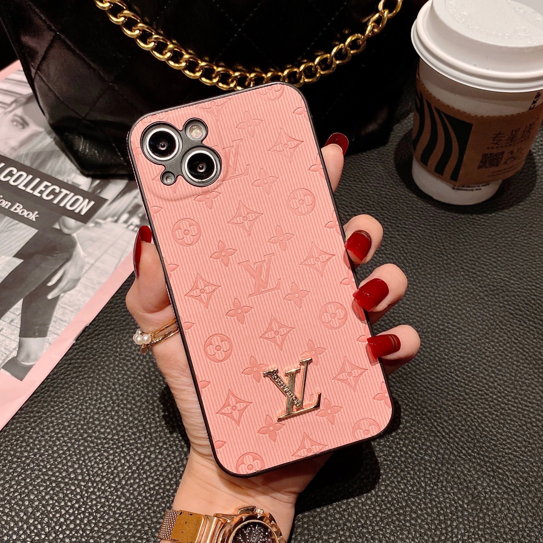 NEW LV Shine x Mono iPhone Case