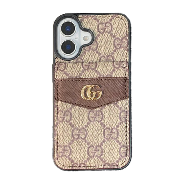 Luxury Case with  CARD BAG IPHONE CASE