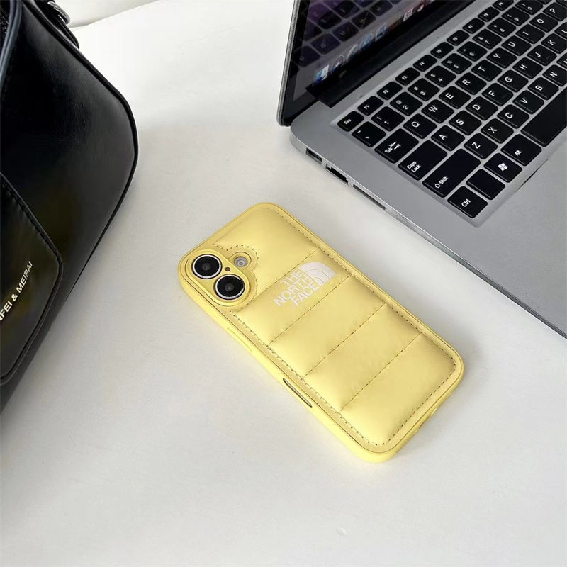 Luxury Fashion Leather The North Face Phone Case For iPhone