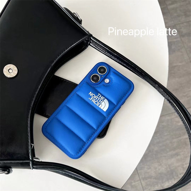 Luxury Fashion Leather The North Face Phone Case For iPhone