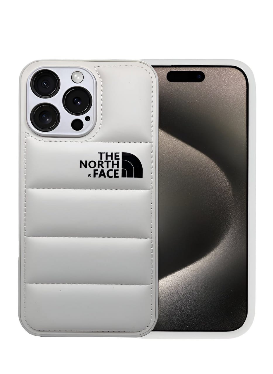 Luxury Fashion Leather The North Face Phone Case For iPhone