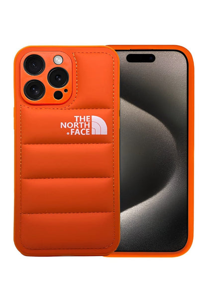 Luxury Fashion Leather The North Face Phone Case For iPhone
