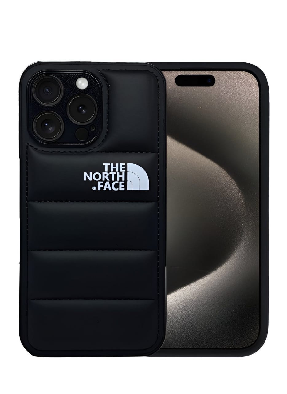 Luxury Fashion Leather The North Face Phone Case For iPhone