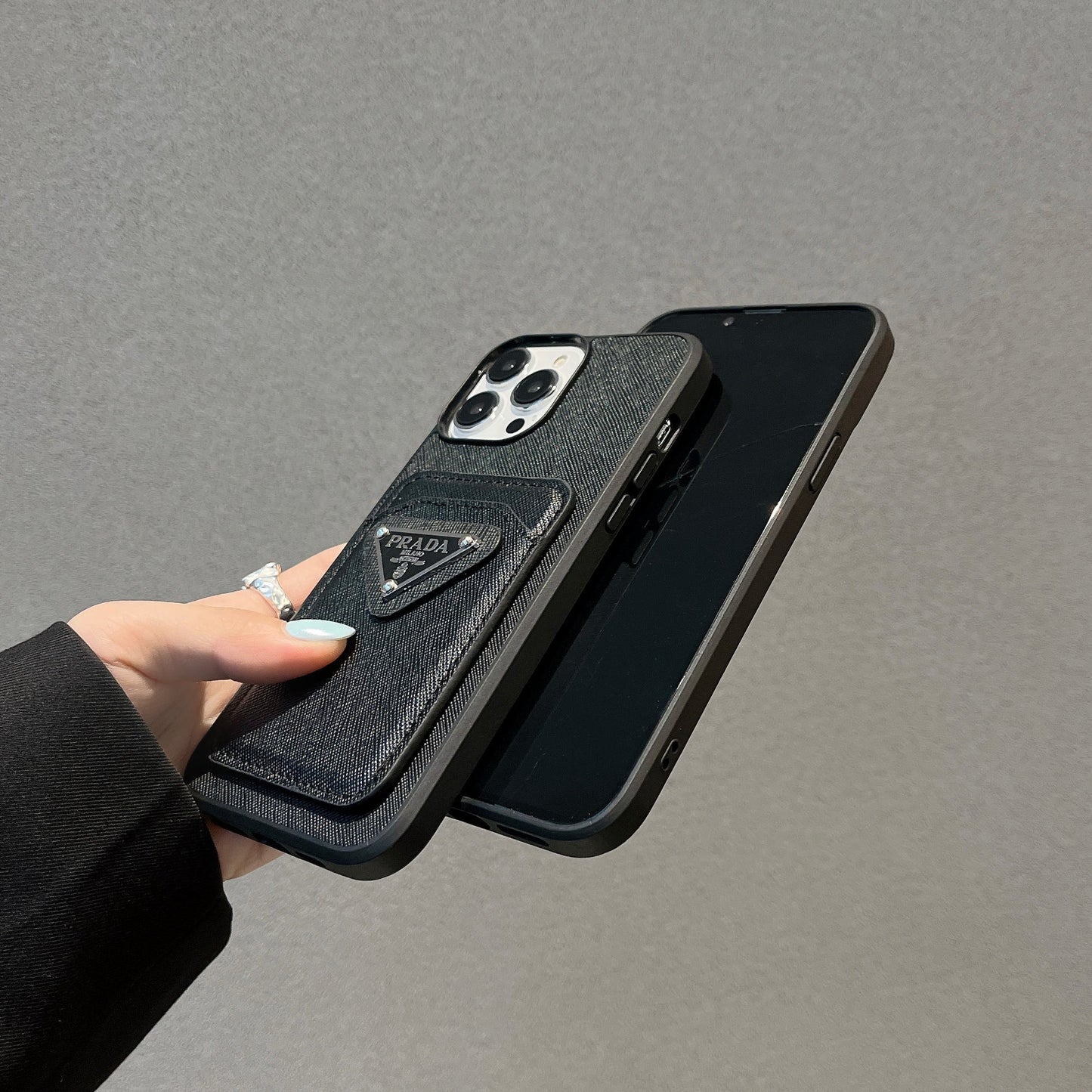 Luxurious leather iPhone case