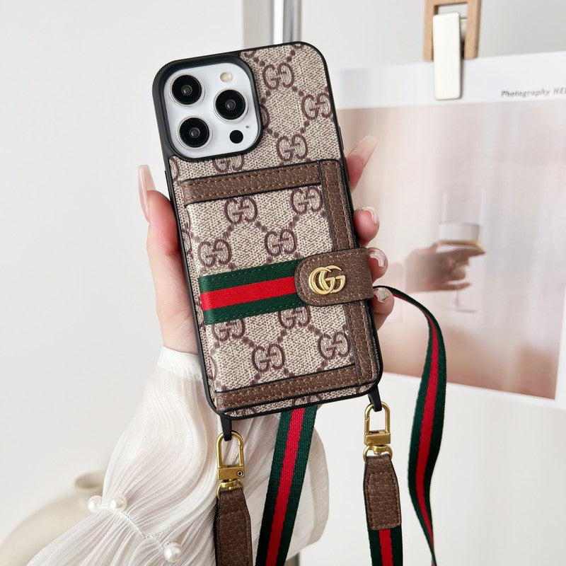 Luxury Card Bag Chain Classic iPhone Case