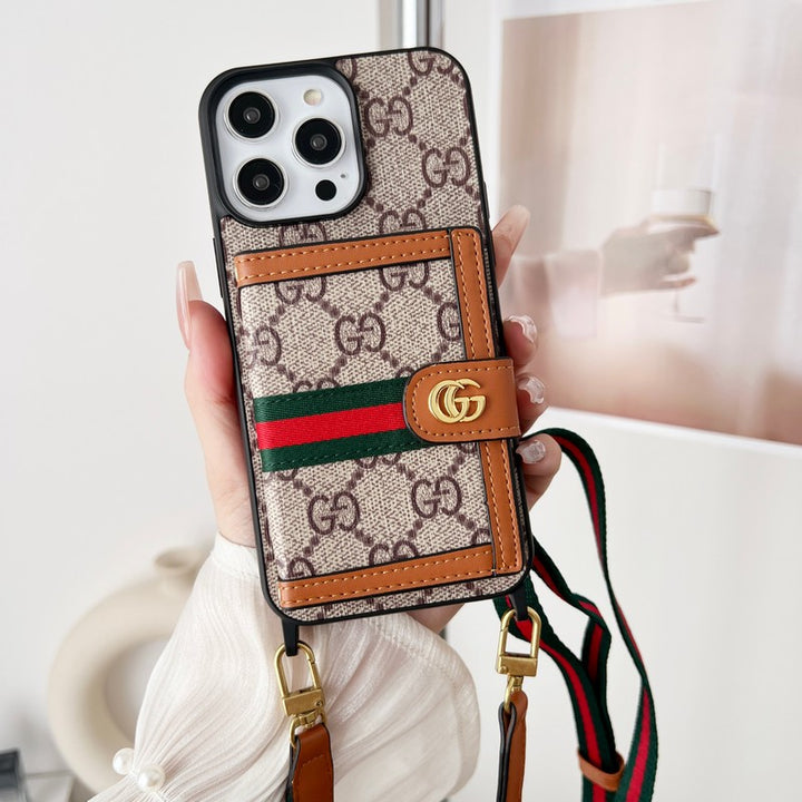 Luxury Card Bag Chain Classic iPhone Case