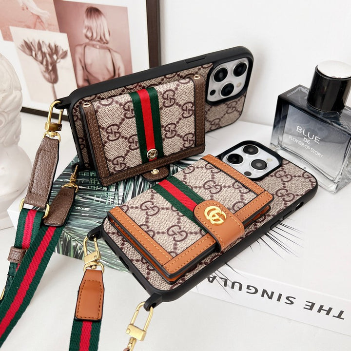 Luxury Card Bag Chain Classic iPhone Case