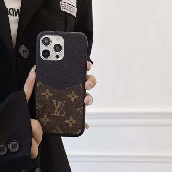 Leather Card Slot Case For iPhone 16 15 14 Case