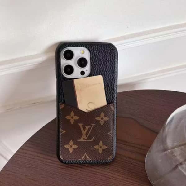 Leather Card Slot Case For iPhone 16 15 14 Case