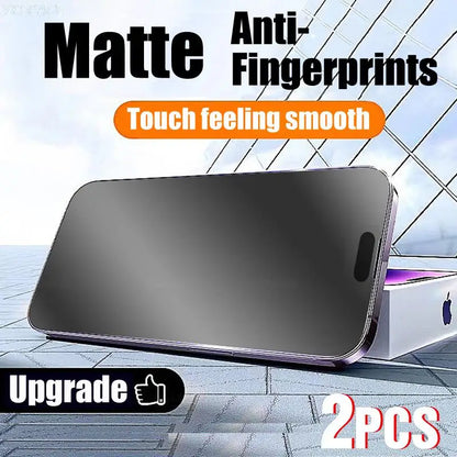 2Pcs Matte 9H Tempered Glass