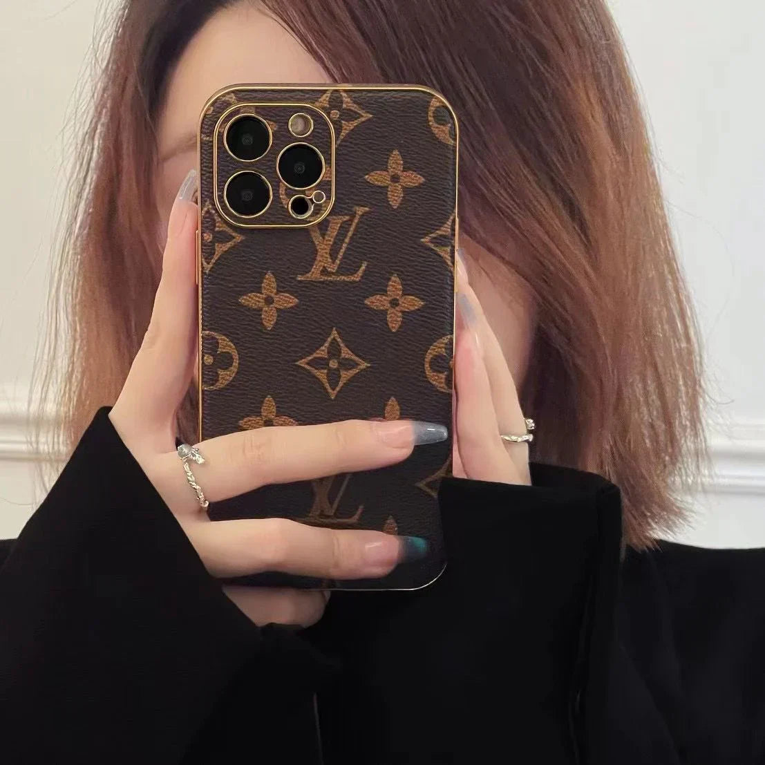 Luxury Elegant Lv Monogram iPhone Case