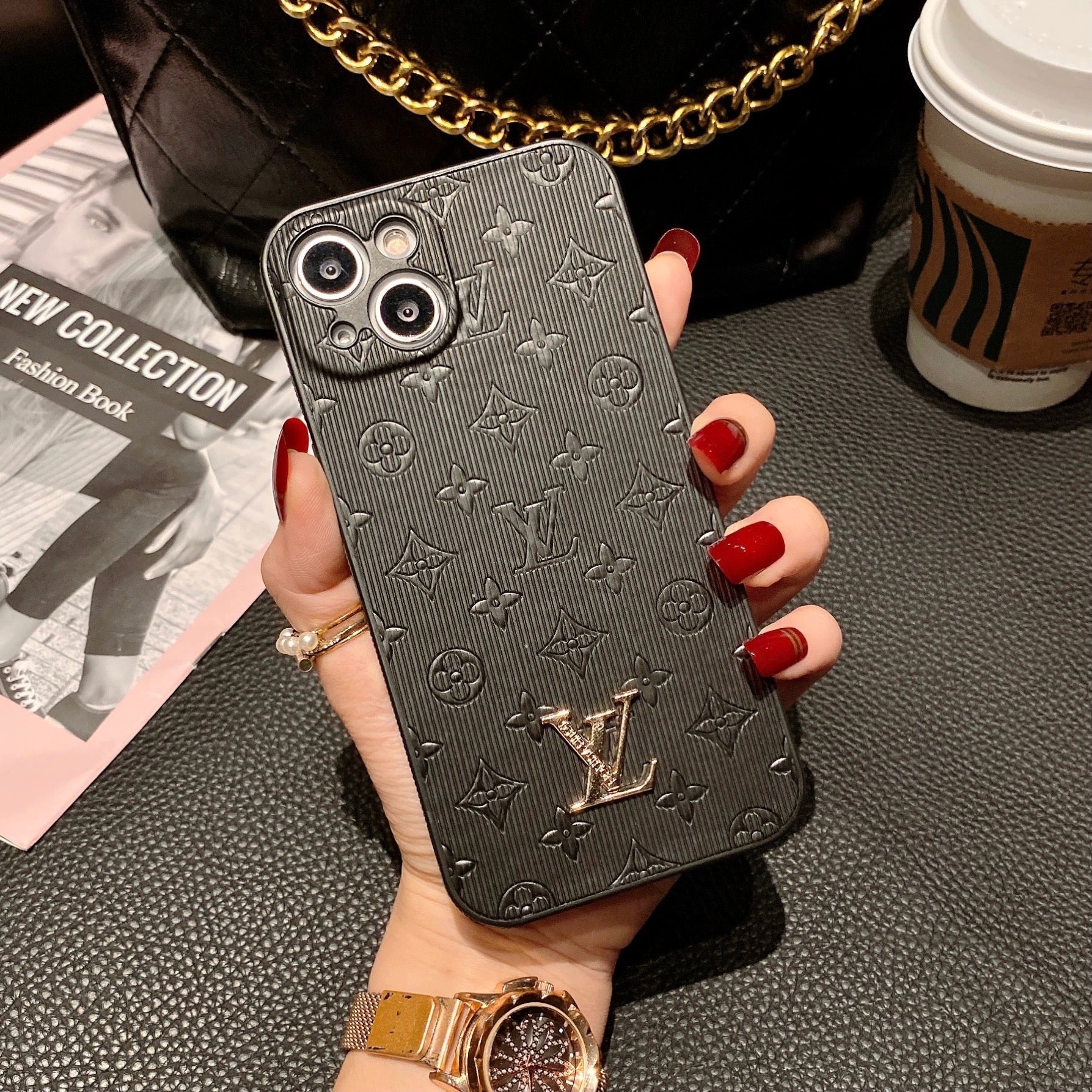 NEW LV Shine x Mono iPhone Case