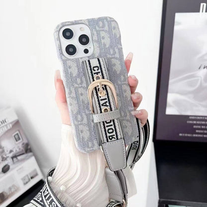 Lady Phone Case With Lanyard For iPhone