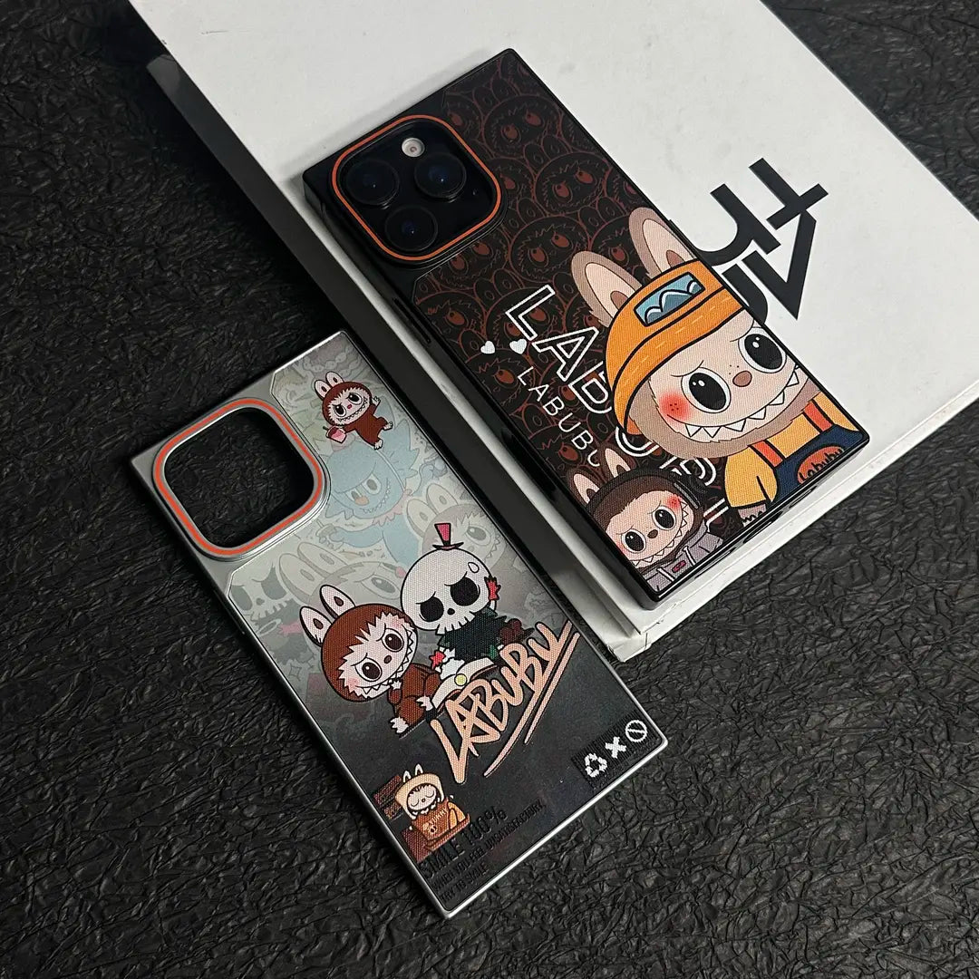 Square Labubu iPhone Case
